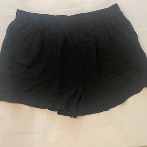 Black Drawstring Shorts - Size XL
